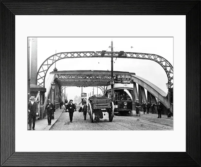 Framed Print : Swing Bridge, Trafford Framed Print : Swing Bridge, Trafford