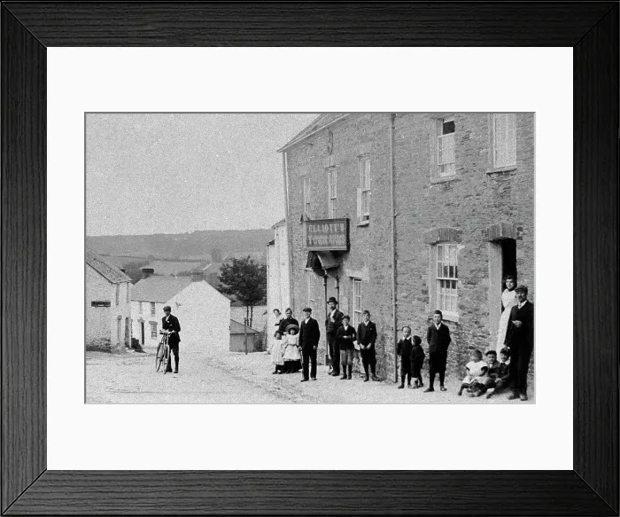 Framed Print : Tregony early 1900s Framed Print : Tregony early 1900s