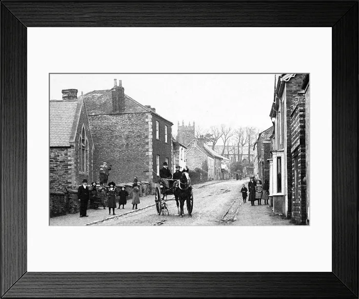 Framed Print : Tregony early 1900s Framed Print : Tregony early 1900s