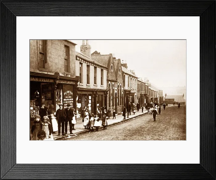 Framed Print : Front Street, Trimdon Grange Framed Print : Front Street, Trimdon Grange