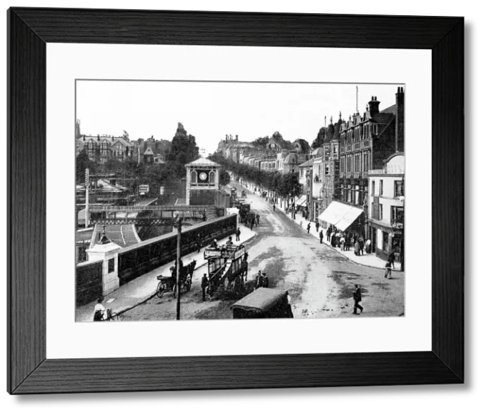 Framed Print : Tunbridge Wells Mount Pleasant Victorian period Framed Print : Tunbridge Wells Mount Pleasant Victorian period