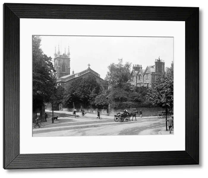Framed Print : Tunbridge Wells Mount Pleasant early 1900s Framed Print : Tunbridge Wells Mount Pleasant early 1900s