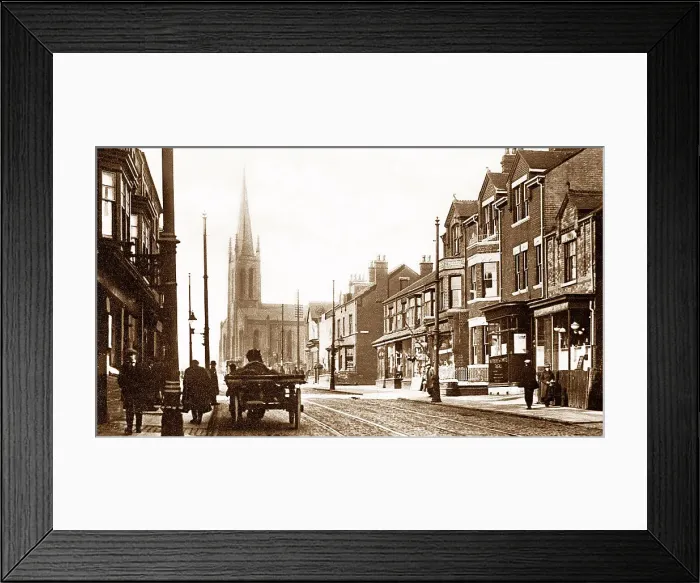 Framed Print : High Street, Tunstall Framed Print : High Street, Tunstall