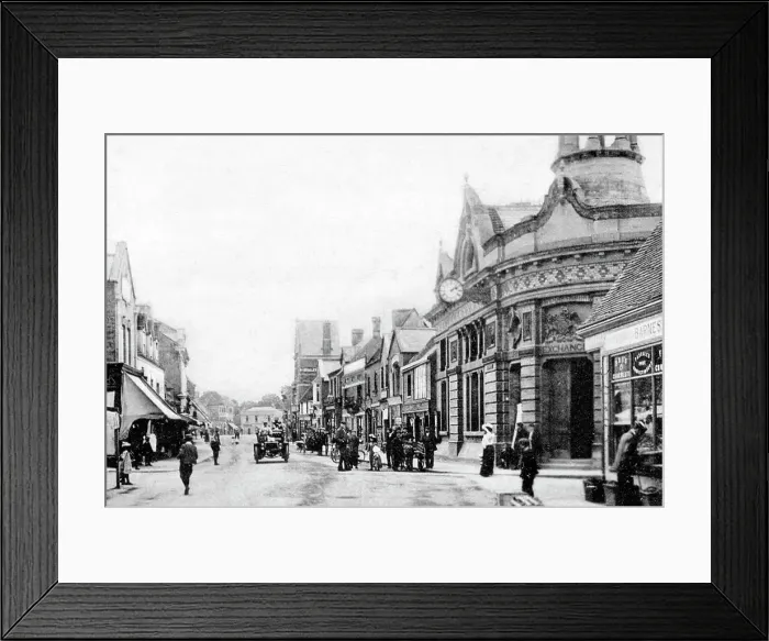 Framed Print : High Street, St Neots Framed Print : High Street, St Neots