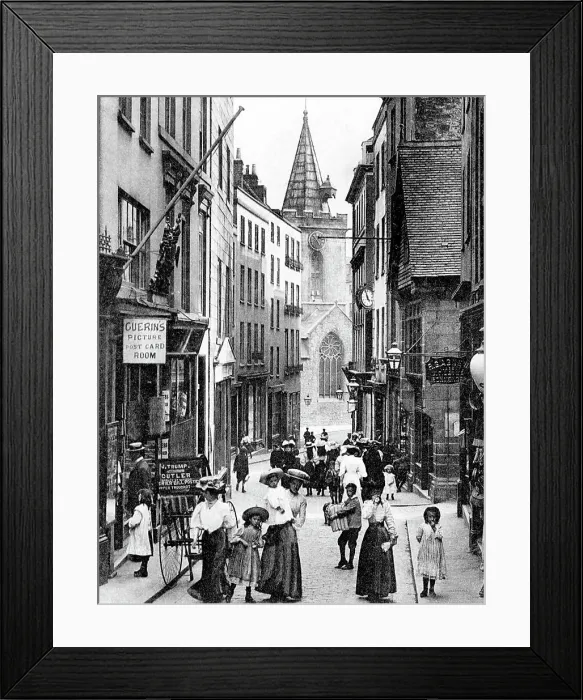 Framed Print : High Street, St Peter Port Guernsey Framed Print : High Street, St Peter Port Guernsey