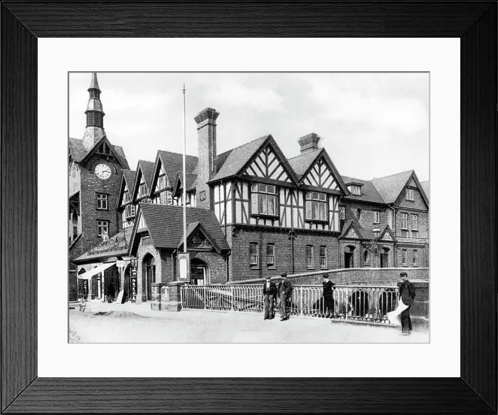 Framed Print : Stafford Bridge Street Public Baths early 1900s Framed Print : Stafford Bridge Street Public Baths early 1900s