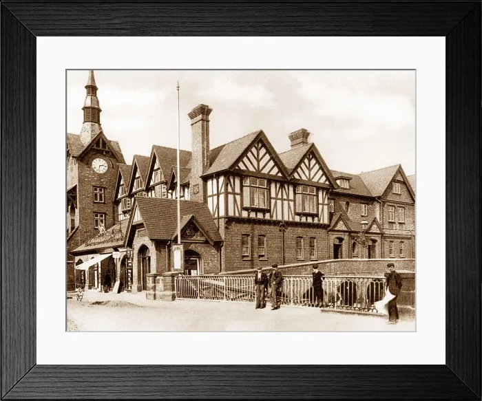 Framed Print : Bridge Street Baths, Stafford Framed Print : Bridge Street Baths, Stafford