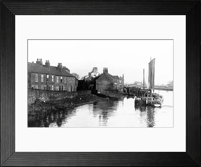 Framed Print : Stainforth The Canal early 1900s Framed Print : Stainforth The Canal early 1900s