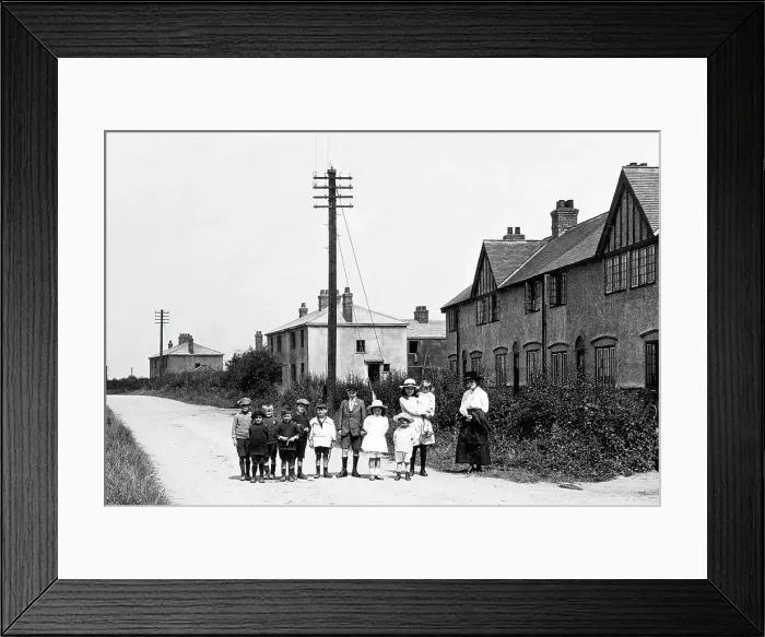 Framed Print : Stainforth New Village early 1900s Framed Print : Stainforth New Village early 1900s