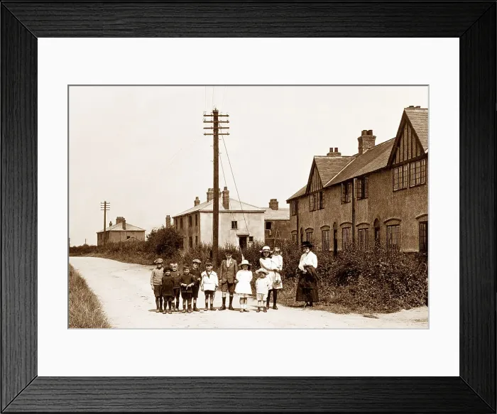 Framed Print : New Village, Stainforth Framed Print : New Village, Stainforth