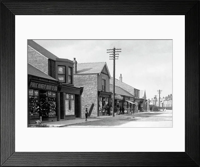 Framed Print : Stainforth Station Road early 1900s Framed Print : Stainforth Station Road early 1900s