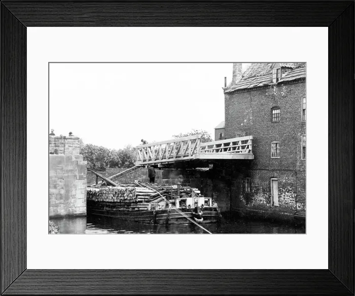 Framed Print : Stainforth The Canal early 1900s Framed Print : Stainforth The Canal early 1900s