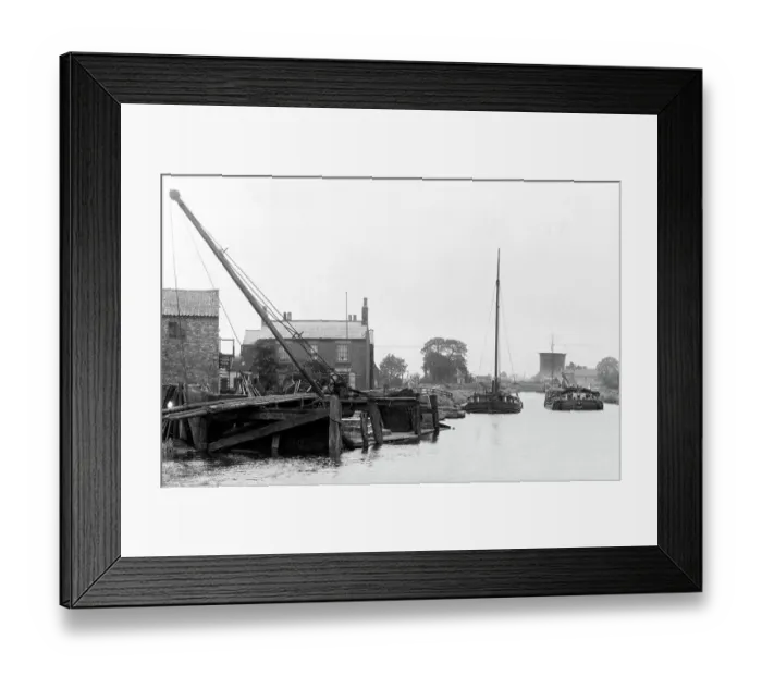 Framed Print : Stainforth The Canal early 1900s Framed Print : Stainforth The Canal early 1900s