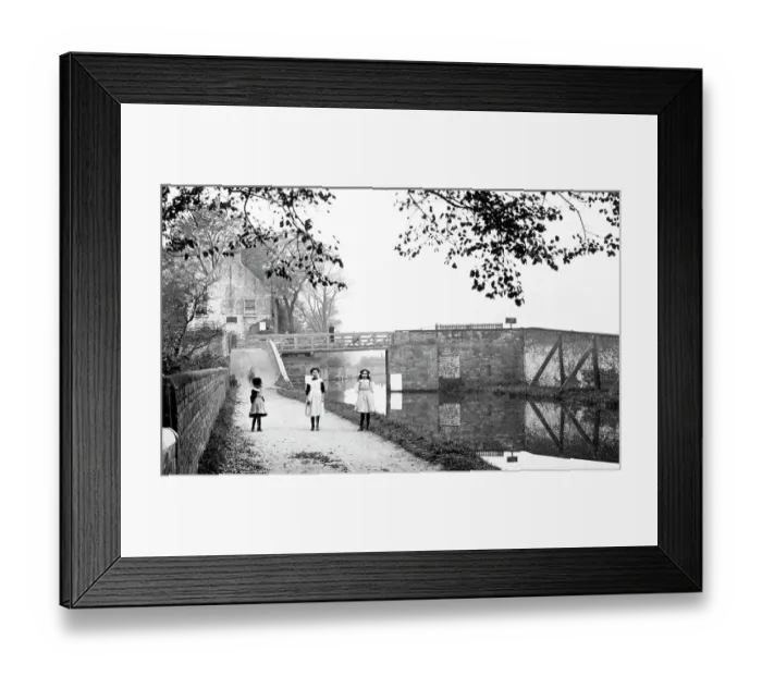 Framed Print : Stainforth The Canal early 1900s Framed Print : Stainforth The Canal early 1900s