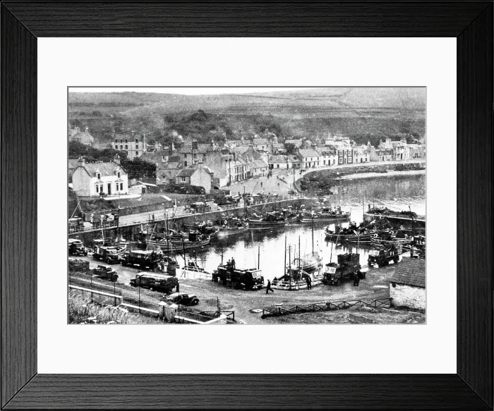 Framed Print : Portpatrick Harbour probably 1930s Framed Print : Portpatrick Harbour probably 1930s