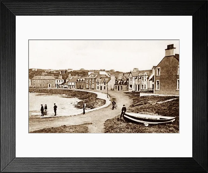 Framed Print : Portpatrick The Promenade early 1900s Framed Print : Portpatrick The Promenade early 1900s