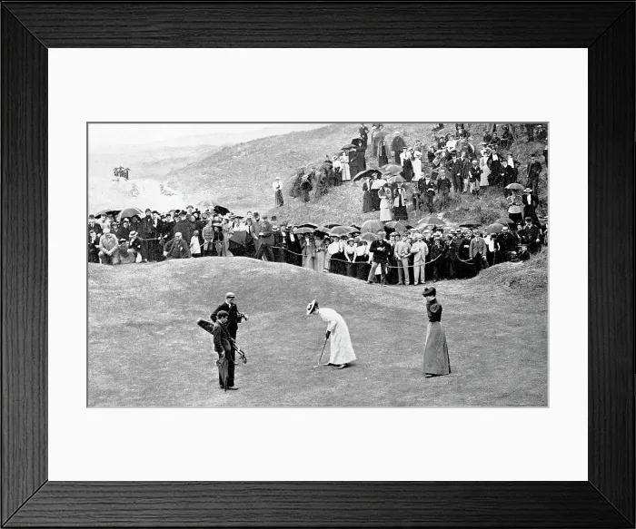 Framed Print : Portrush Golf Links early 1900s Framed Print : Portrush Golf Links early 1900s