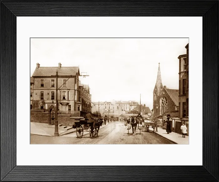 Framed Print : Portrush Eglington Street early 1900s Framed Print : Portrush Eglington Street early 1900s