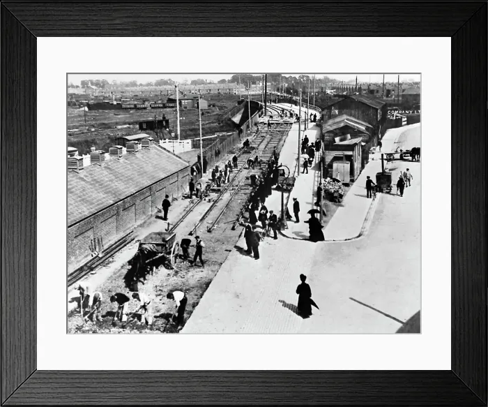 Framed Print : Portsmouth Goldsmith Avenue early 1900s Framed Print : Portsmouth Goldsmith Avenue early 1900s