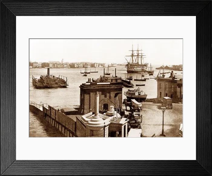 Framed Print : Portsmouth Ferry Framed Print : Portsmouth Ferry
