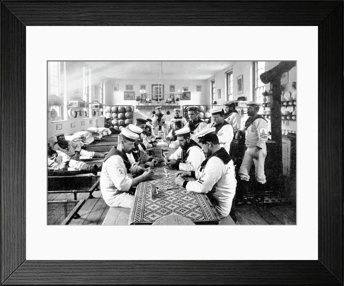 Framed Print : Portsmouth Whale Island Naval Barracks early 1900s Framed Print : Portsmouth Whale Island Naval Barracks early 1900s