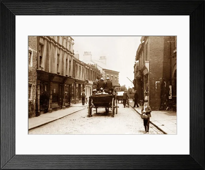 Framed Print : Poulton-le-Fylde The Breck early 1900s Framed Print : Poulton-le-Fylde The Breck early 1900s