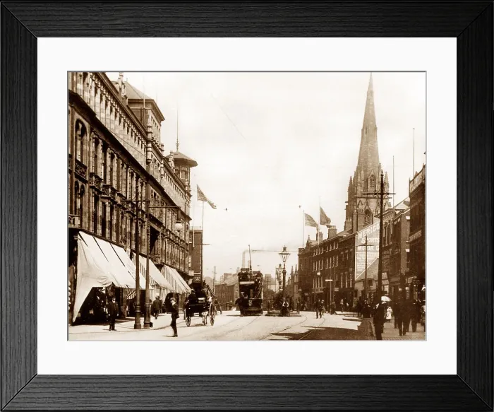 Framed Print : Preston Church Street early 1900s Framed Print : Preston Church Street early 1900s