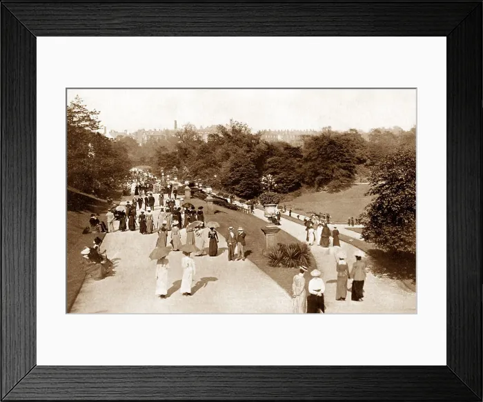 Framed Print : Broad Walk, Miller Park, Preston Framed Print : Broad Walk, Miller Park, Preston