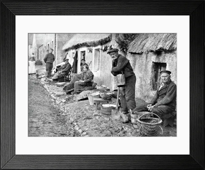 Framed Print : Fishermen, Cromarty Framed Print : Fishermen, Cromarty