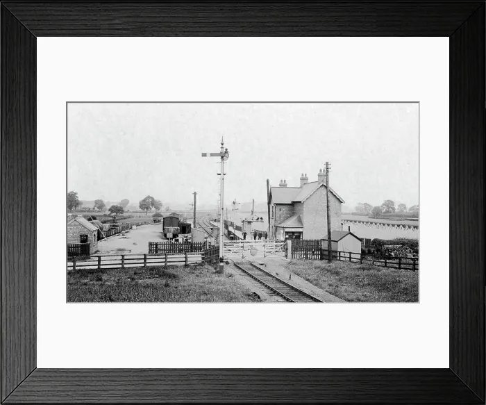 Framed Print : Town Railway Station, Crowle Framed Print : Town Railway Station, Crowle