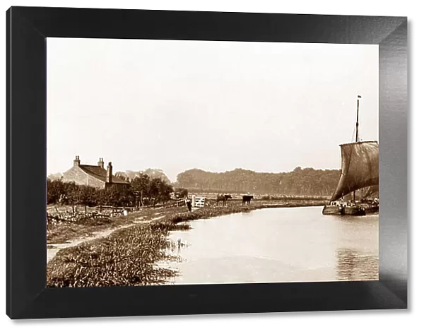 Crowle Canal at Godnow Bridge early 1900s