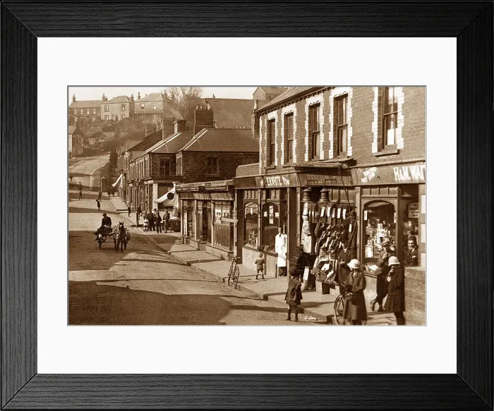 Framed Print : Cwmbran Commercial Street early 1900s Framed Print : Cwmbran Commercial Street early 1900s
