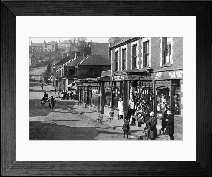Framed Print : Commercial Street, Cwmbran Framed Print : Commercial Street, Cwmbran