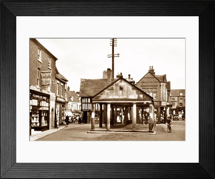 Framed Print : Butter Cross, Market Drayton Framed Print : Butter Cross, Market Drayton