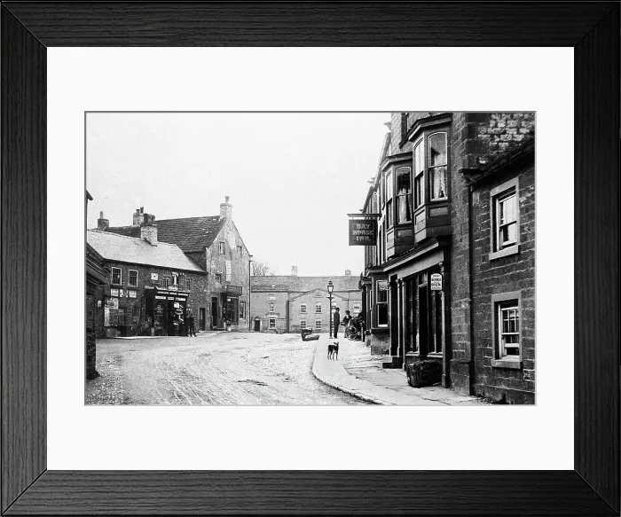 Framed Print : Masham Market Place early 1900s Framed Print : Masham Market Place early 1900s