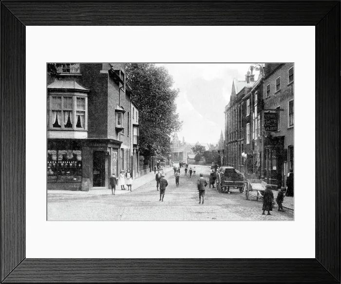 Framed Print : Melton Mowbray Thorpe End early 1900s Framed Print : Melton Mowbray Thorpe End early 1900s
