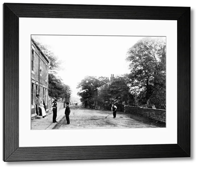 Framed Print : Mexborough Church Street early 1900s Framed Print : Mexborough Church Street early 1900s