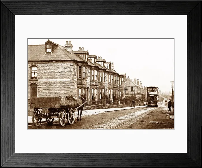 Framed Print : Mexborough Doncaster Road early 1900s Framed Print : Mexborough Doncaster Road early 1900s