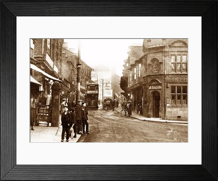 Framed Print : Mexborough High Street early 1900s Framed Print : Mexborough High Street early 1900s