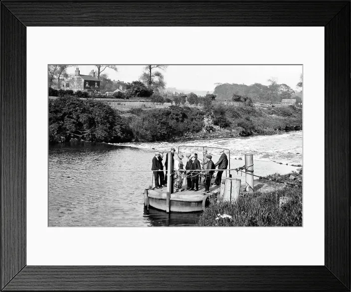 Framed Print : Mexborough Ferry early 1900s Framed Print : Mexborough Ferry early 1900s