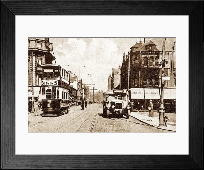 Framed Print : Albert Road, Middlesbrough Framed Print : Albert Road, Middlesbrough