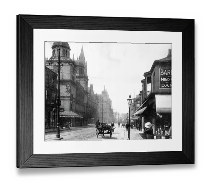 Framed Print : Middlesbrough Corporation Road early 1900s Framed Print : Middlesbrough Corporation Road early 1900s