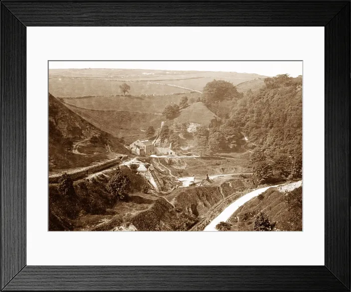 Framed Print : Middleton Dale Old Lead Mines early 1900s Framed Print : Middleton Dale Old Lead Mines early 1900s
