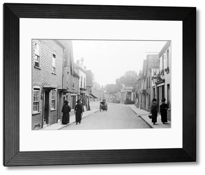 Framed Print : Midhurst Rumbold's Hill early 1900s Framed Print : Midhurst Rumbold's Hill early 1900s