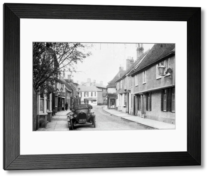 Framed Print : Mildenhall Mill Street probably 1920s Framed Print : Mildenhall Mill Street probably 1920s