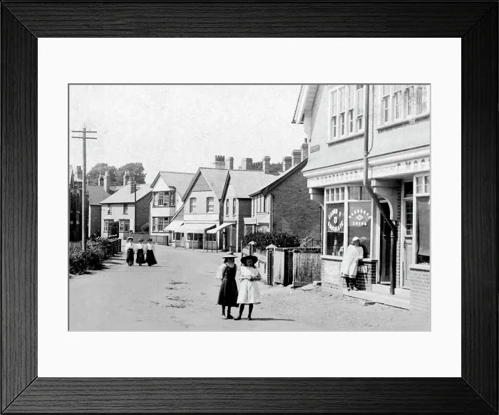 Framed Print : High Street, Milford on Sea Framed Print : High Street, Milford on Sea