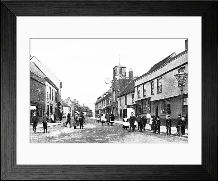 Framed Print : Milton High Street early 1900s Framed Print : Milton High Street early 1900s