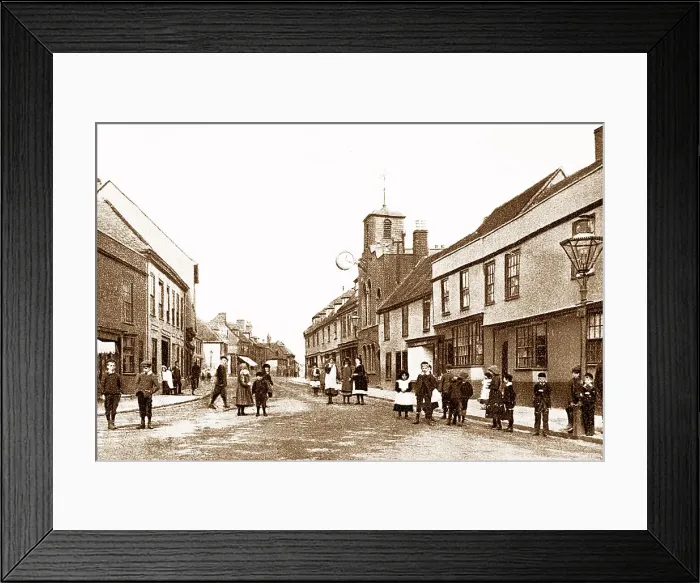Framed Print : High Street, Milton Framed Print : High Street, Milton
