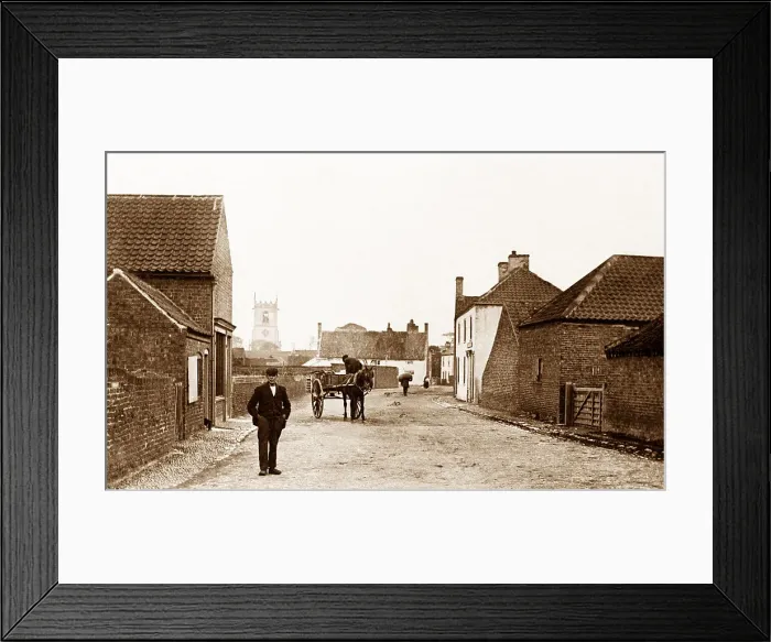 Framed Print : High Street, Misson near Bawtry Framed Print : High Street, Misson near Bawtry