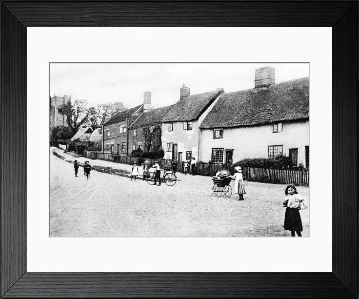 Framed Print : Monks Eleigh early 1900s Framed Print : Monks Eleigh early 1900s